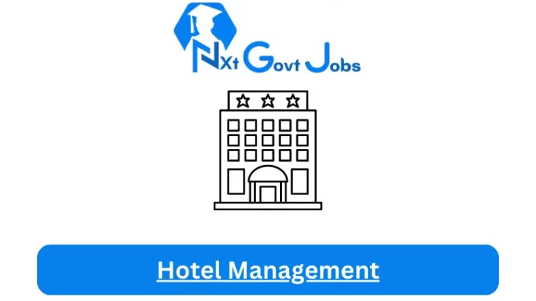 Hotel Management Jobs in South Africa @New