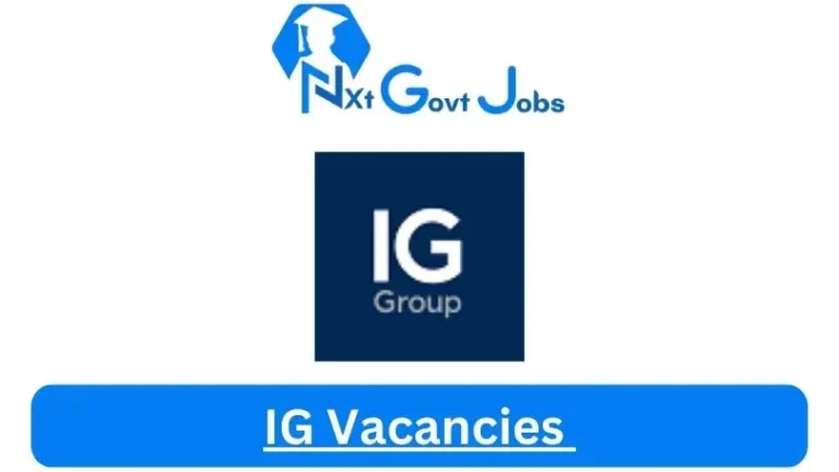 9x New IG Vacancies 2024 @www.ig.com Career Portal