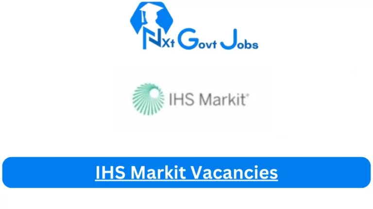 New IHS Markit Vacancies 2024 @www.ihsmarkit.co.za Career Portal