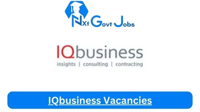 New IQbusiness Vacancies 2024 @iqbusiness.net Career Portal