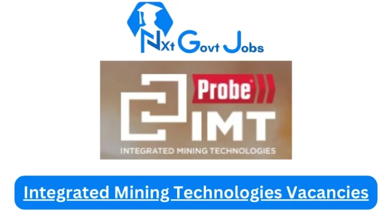 New Integrated Mining Technologies Vacancies 2024 @www.imtmining.co.za Career Portal