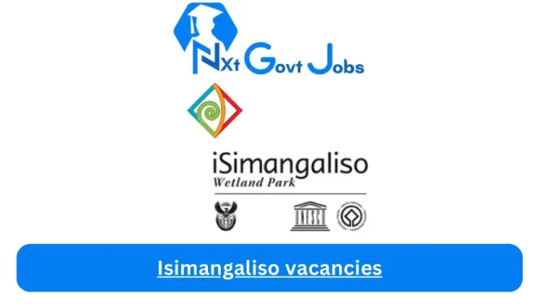 New Isimangaliso vacancies 2024 @isimangaliso.com Career Portal