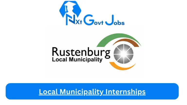 Local Municipality Internship 2023 Active Internship Program
