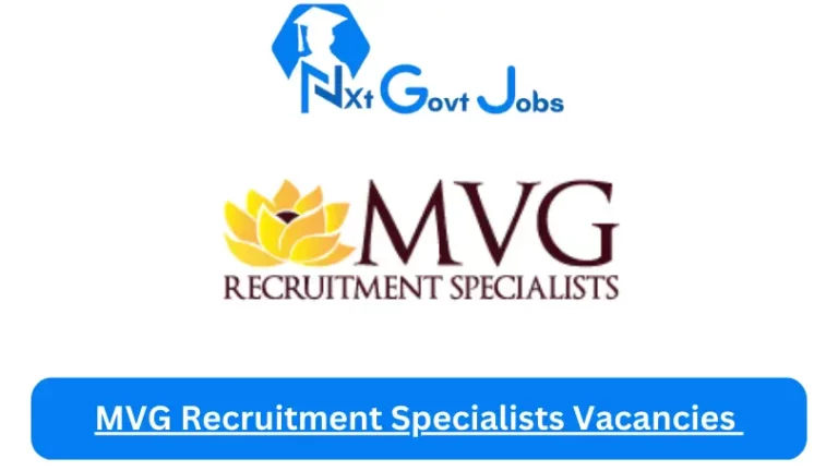 5X New MVG Recruitment Specialists Vacancies 2024 @mvgrecruitment.co.za Career Portal