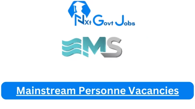 New Mainstream Personne Vacancies 2024 @www.mainstreams.co.za Career Portal