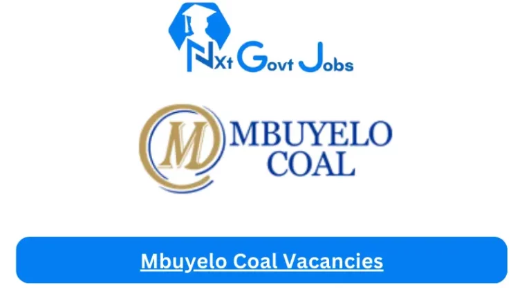 1X Mbuyelo Coal Vacancies 2024 @mbuyelocoal.com Career Portal