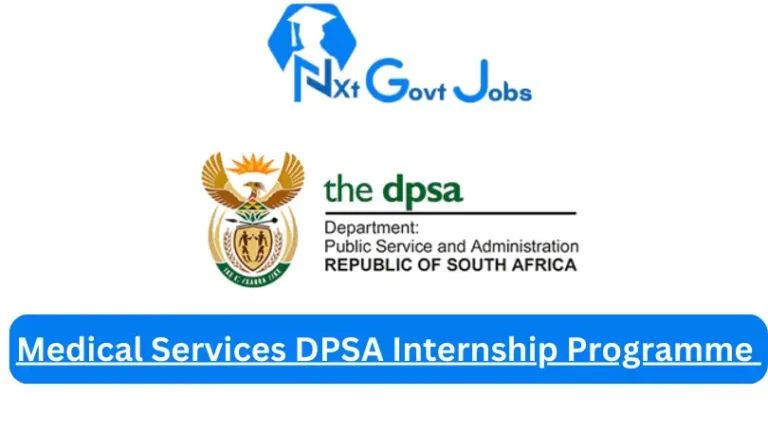 Medical Services DPSA Internship Programme 2023 Active Internship Program