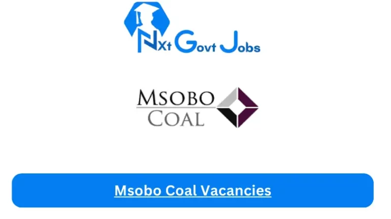 New X1 Msobo Coal Vacancies 2024 | Apply Now @sahris.sahra.org.za for Cleaner, Assistant Jobs