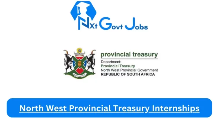 North West Provincial Treasury Internship 2023 Active Internship Program