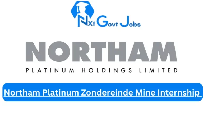 Northam Platinum Zondereinde Mine Internship 2023 Active Internship Program