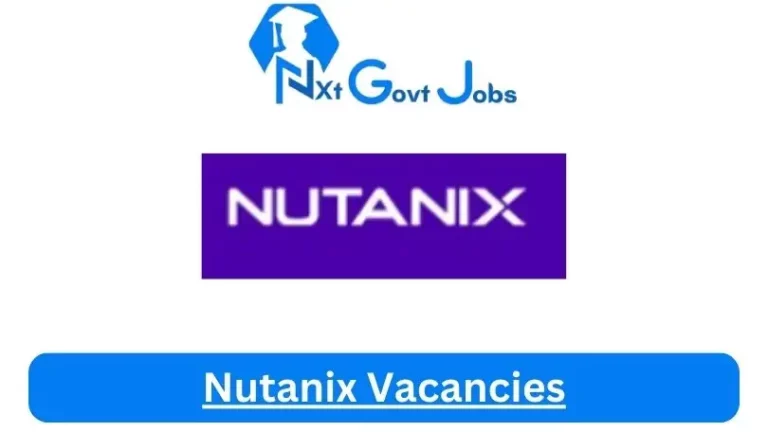 New Nutanix Vacancies 2024 @www.nutanix.com Career Portal