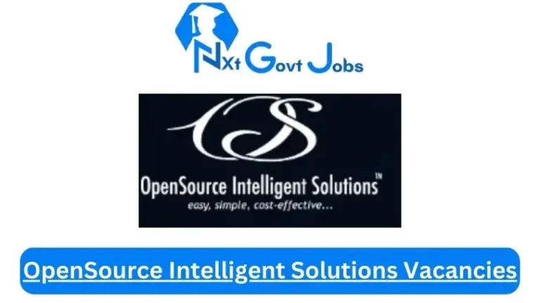 New OpenSource Intelligent Solutions Vacancies 2024 @www.osourceint.com Career Portal