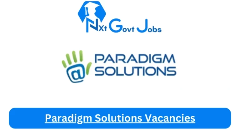 New Paradigm Solutions Vacancies 2024 @www.paradigmsolutions.co.za Career Portal