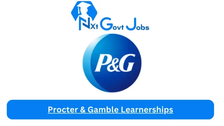 Procter & Gamble Learnerships 2023 Avaliable Learnerships