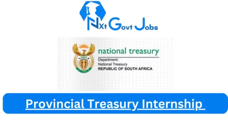 Provincial Treasury Internship 2023 Active Internship Program