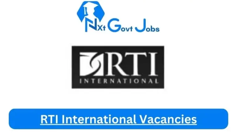 New RTI International Vacancies 2024 @www.rti.org Career Portal