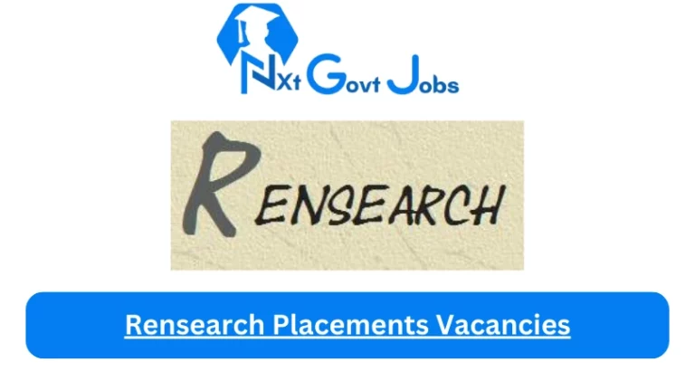 New Rensearch Placements Vacancies 2024 @rensearch.co.za Career Portal