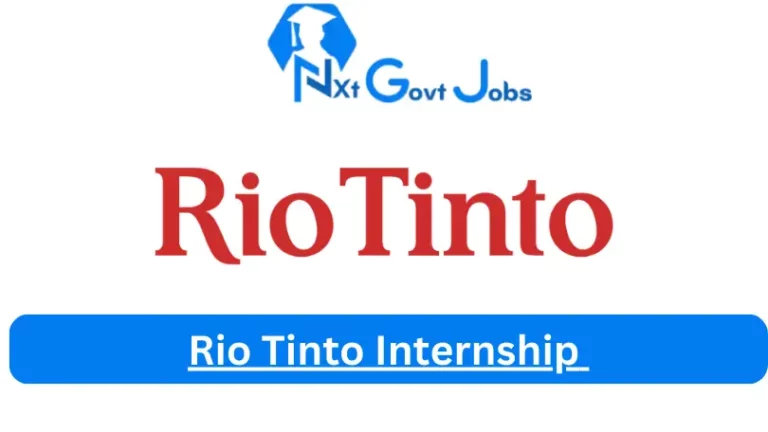 Rio Tinto Internship 2023 Active Internship Program