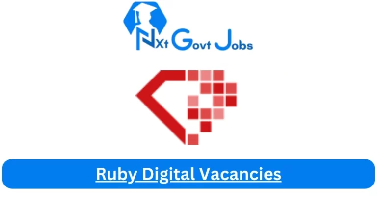 New Ruby Digital Vacancies 2024 @www.rubydigital.co.za Career Portal