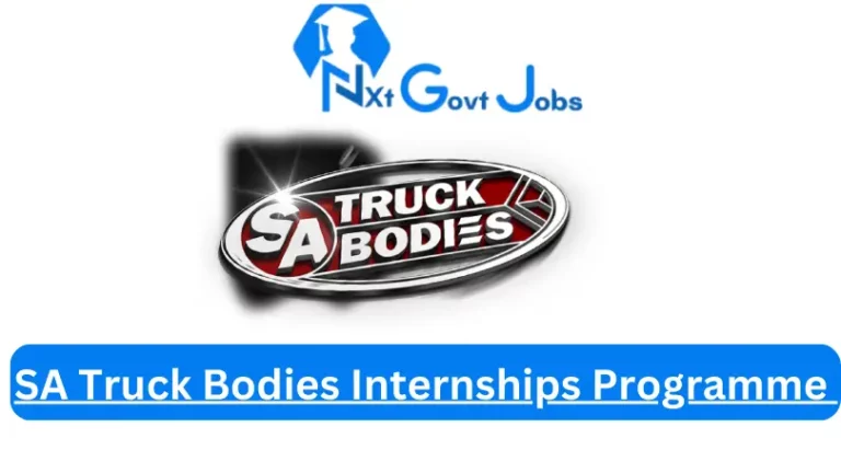 SA Truck Bodies Internships Programme 2023 Active Internship Program