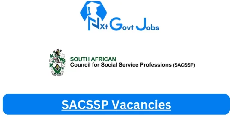 New SACSSP Vacancies 2024 @www.sacssp.co.za Careers Portal