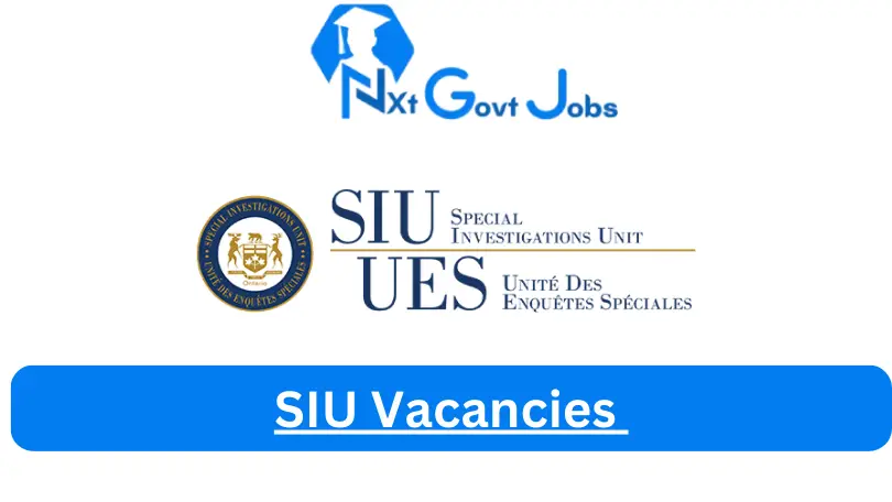 New SIU Vacancies 2024 @www.siu.on.ca Careers Portal