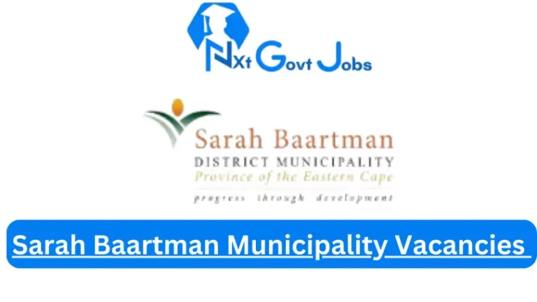 1x New Sarah Baartman Municipality Vacancies 2024 @www.sarahbaartman.co.za Careers Portal