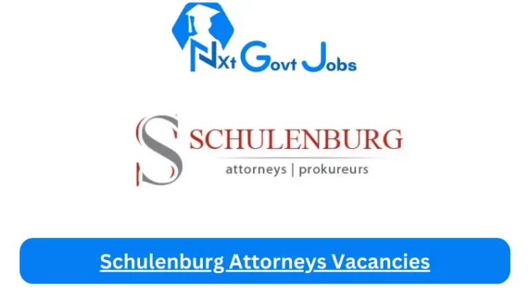 New Schulenburg Attorneys Vacancies 2024 @www.schulenburg.cc Career Portal