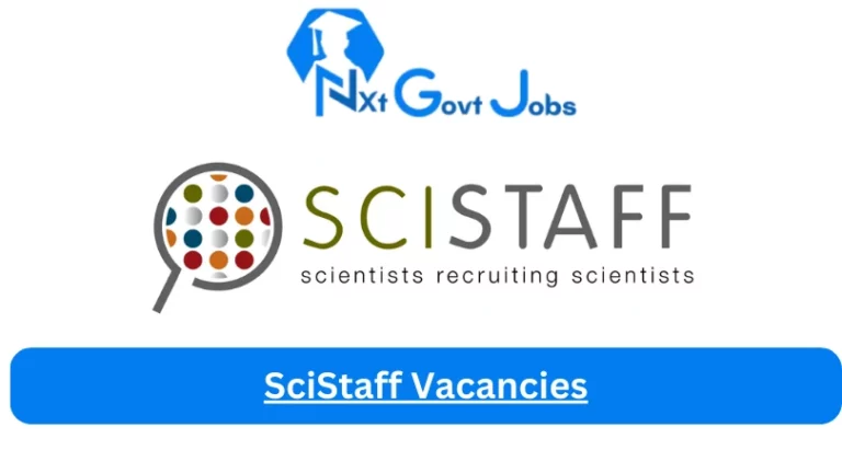 New SciStaff Vacancies 2024 @www.scistaff.co.za Career Portal
