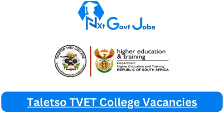 Taletso TVET College Vacancies 2023 @taletso.edu. Careers