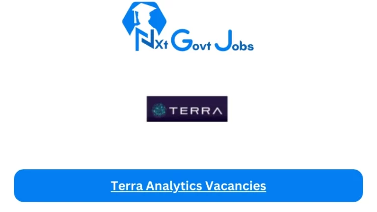 New Terra Analytics Vacancies 2024 @www.terra.group Career Portal