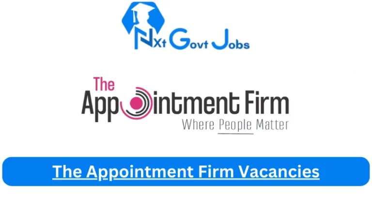 New The Appointment Firm Vacancies 2024 @www.appointmentfirm.co.za Career Portal
