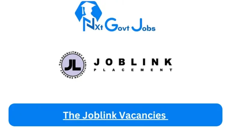 20X New The Joblink Vacancies 2024 @joblinkplacement.co.za Career Portal