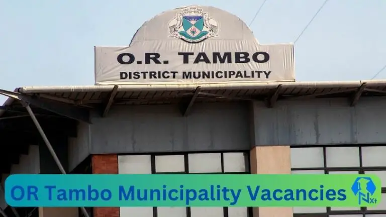 1X New OR Tambo Municipality Vacancies 2024 @www.ortambodm.gov.za Careers Portal