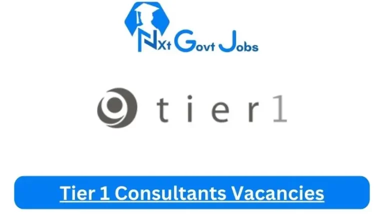 New Tier 1 Consultants Vacancies 2024 @tier1.co.za Career Portal