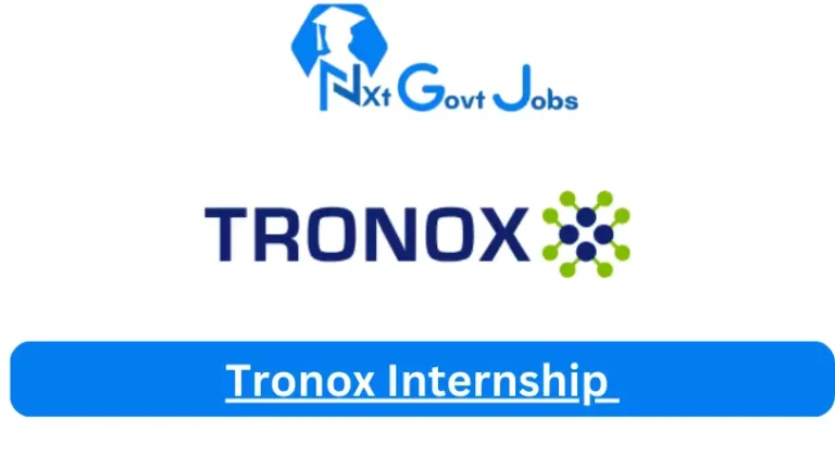 Tronox Internship 2023 Active Internship Program