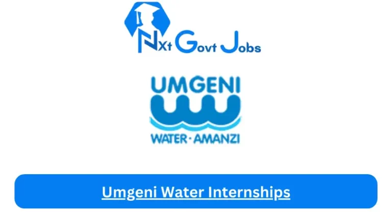 Umgeni Water Internship 2023 Active Internship Program