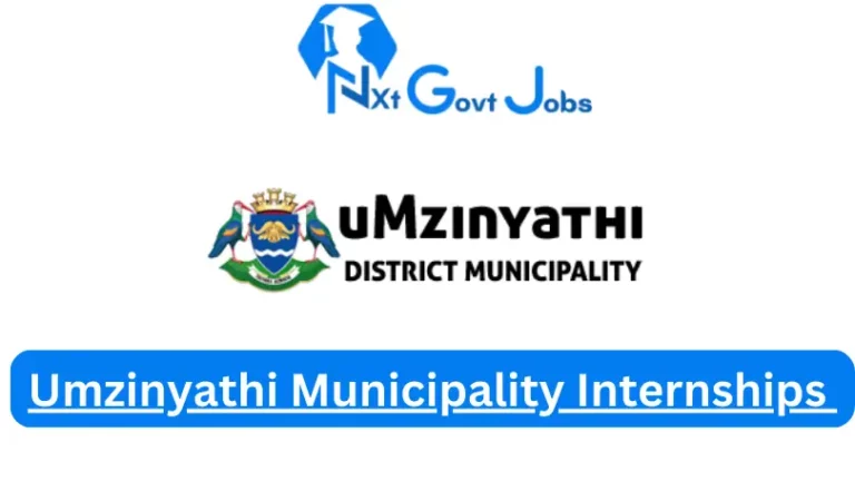 Umzinyathi Municipality Internships 2023 Active Internship Program