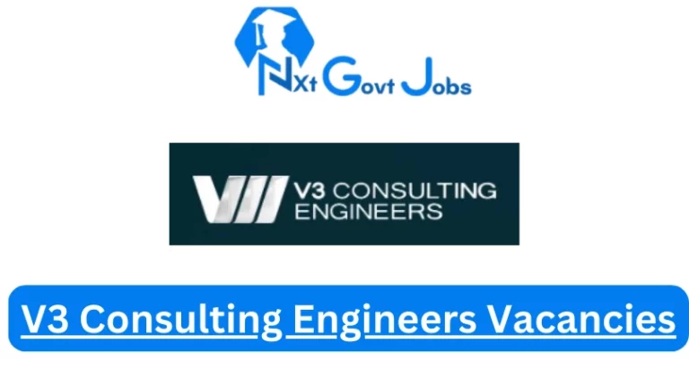 1x New V3 Consulting Engineers Vacancies 2024 @www.v3consulting.co.za Career Portal
