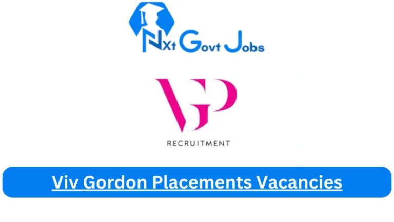 4x New Viv Gordon Placements Vacancies 2024 @vgp.co.za Career Portal