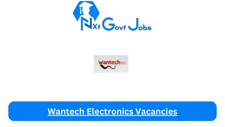 New Wantech Electronics Vacancies 2024 @wantechza.co.za Career Portal