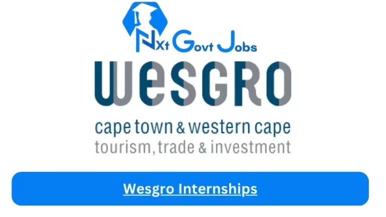 Wesgro Internships 2023 Active Internship Program