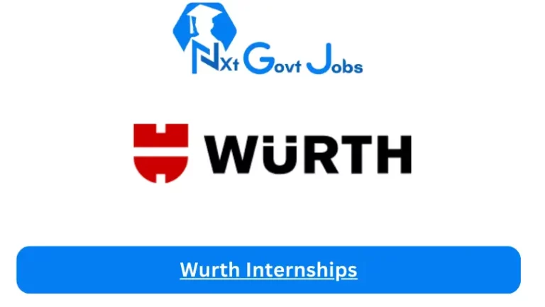 Wurth Internship 2023 Active Internship Program