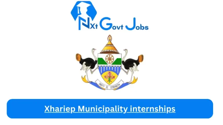 Xhariep Municipality internships 2023 Active Internship Program