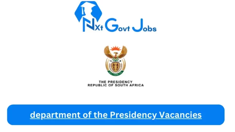 New Department of the Presidency Vacancies 2024 Apply @www.thepresidency.gov.za Career Portal