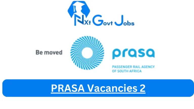 Prasa Cleaning Vacancies 2024 Apply Online @www.prasa.com