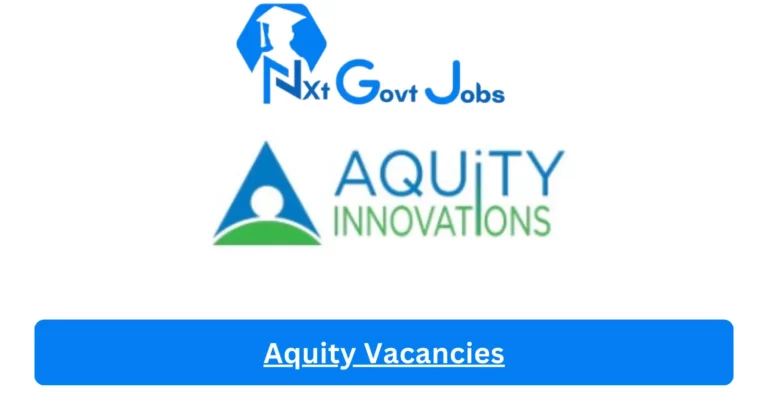 New Aquity Vacancies 2024 @www.aquity.org Career Portal