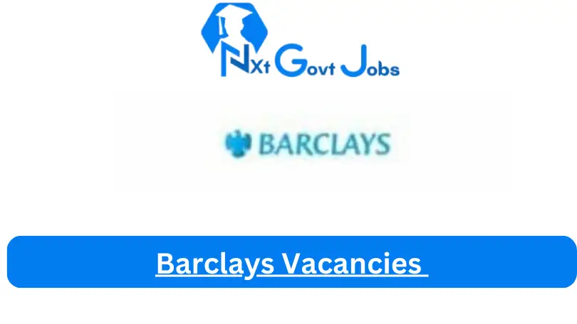 Barclays Vacancies 2024
