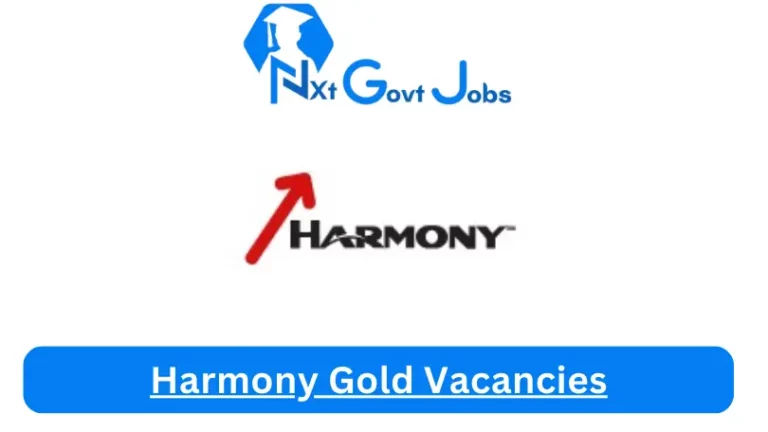 New X1 Harmony Gold Vacancies 2024 | Apply Now @harmony.co.za for Cleaner, Supervisor, Admin Jobs