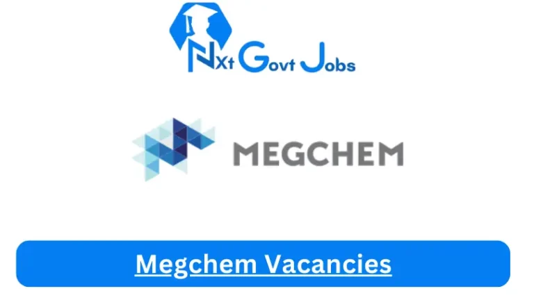 5x New Megchem Vacancies 2024 @megchem.com Career Portal